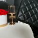 Used Like New Chanel O Case 8” Caviar Microchip Full Set 6