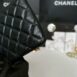 Used Like New Chanel O Case 8” Caviar Microchip Full Set 9