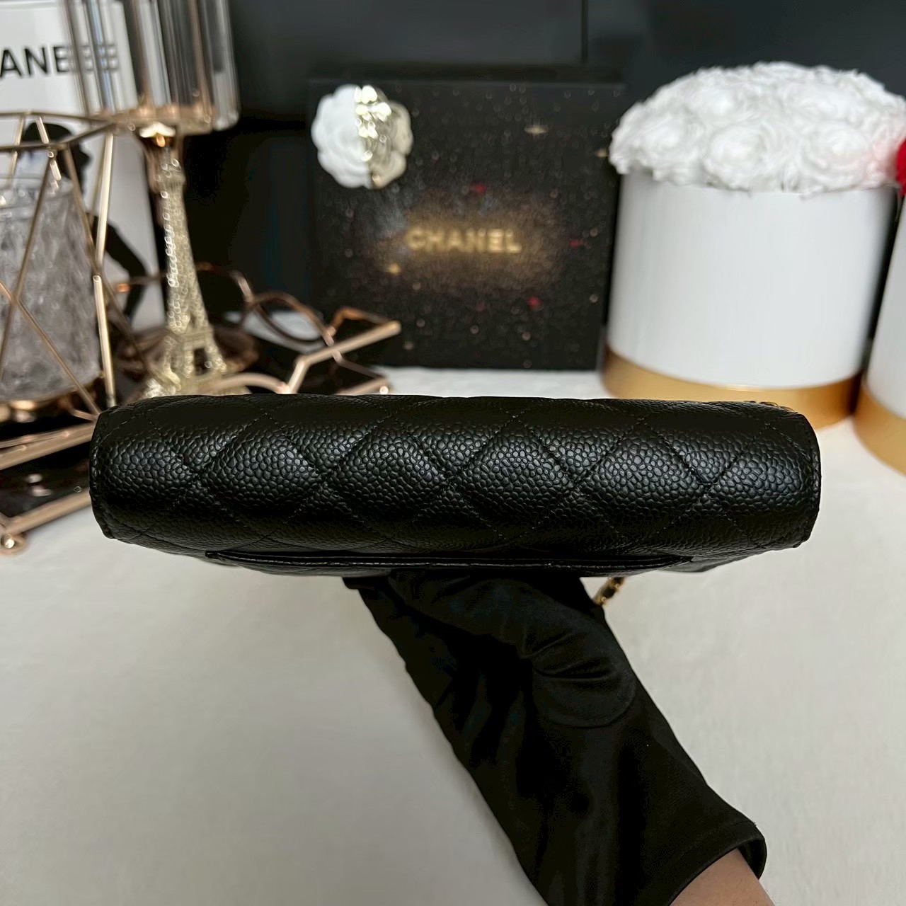 New Chanel Woc Caviar GHW Microchip Full Set ปี22 - 图片 11