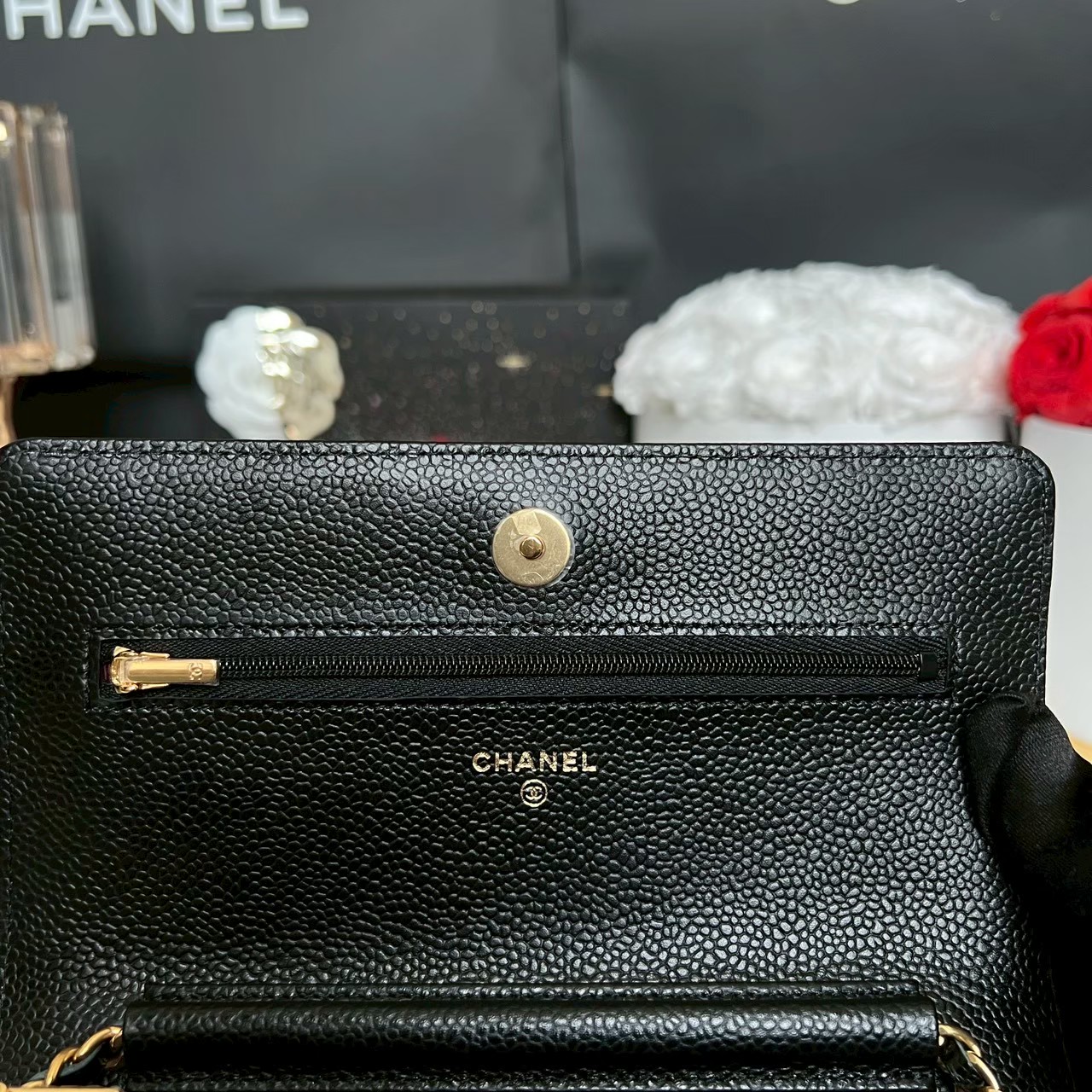 New Chanel Woc Caviar GHW Microchip Full Set ปี22 - 图片 15