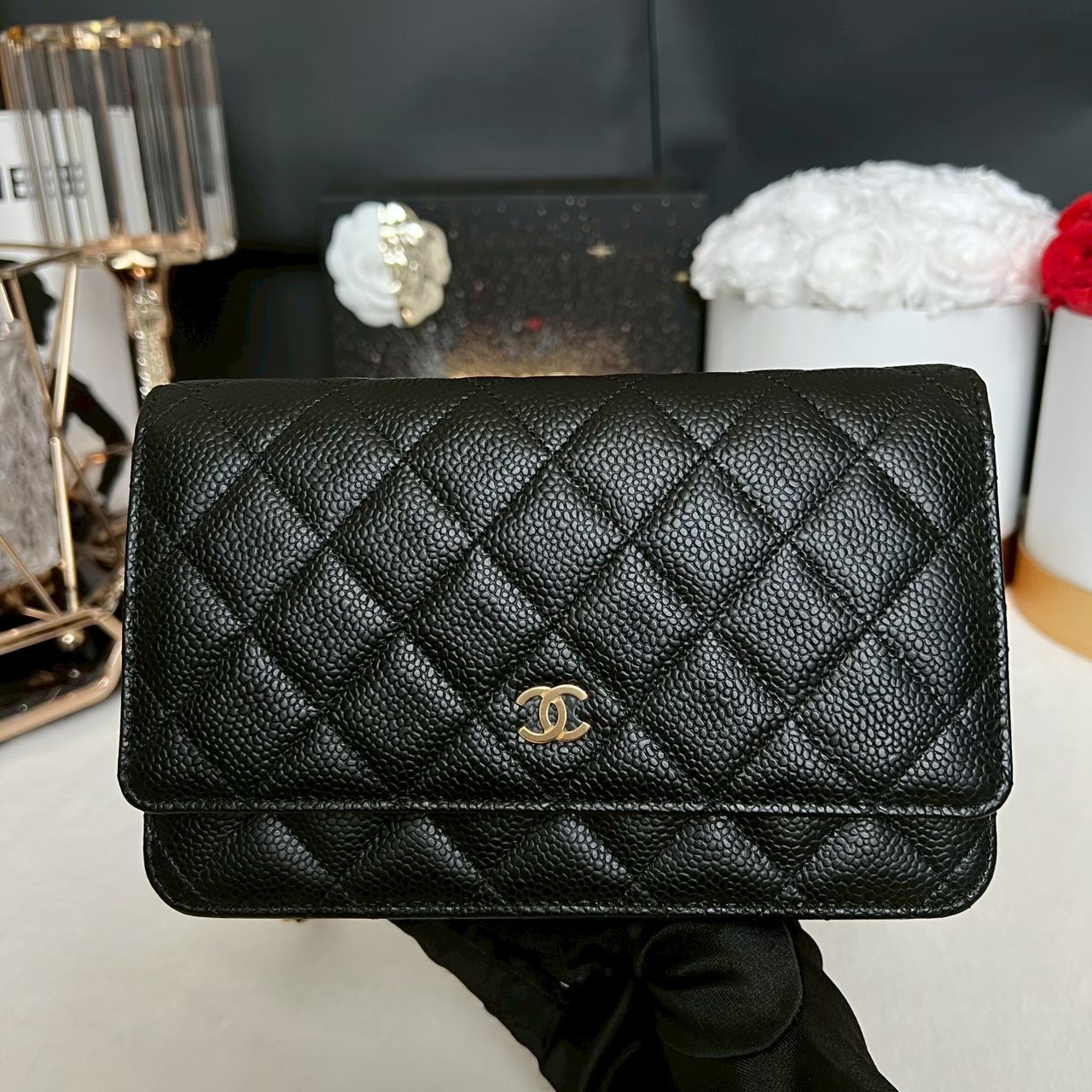 New Chanel Woc Caviar GHW Microchip Full Set ปี22 - 图片 2