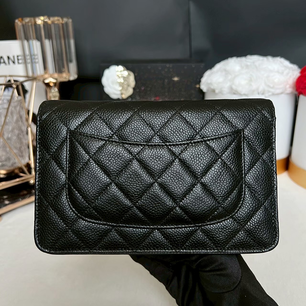New Chanel Woc Caviar GHW Microchip Full Set ปี22 - 图片 3