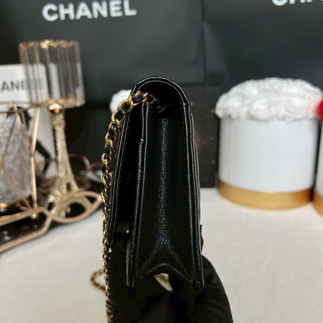 New Chanel Woc Caviar GHW Microchip Full Set ปี22 - 图片 4