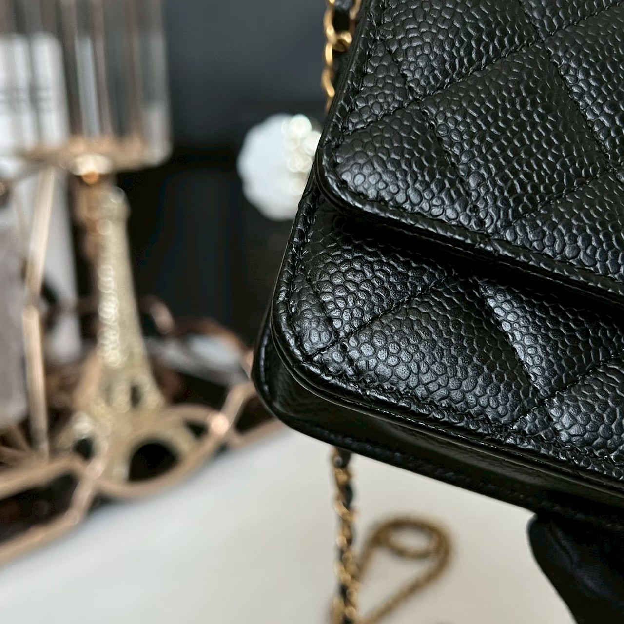 New Chanel Woc Caviar GHW Microchip Full Set ปี22 - 图片 6