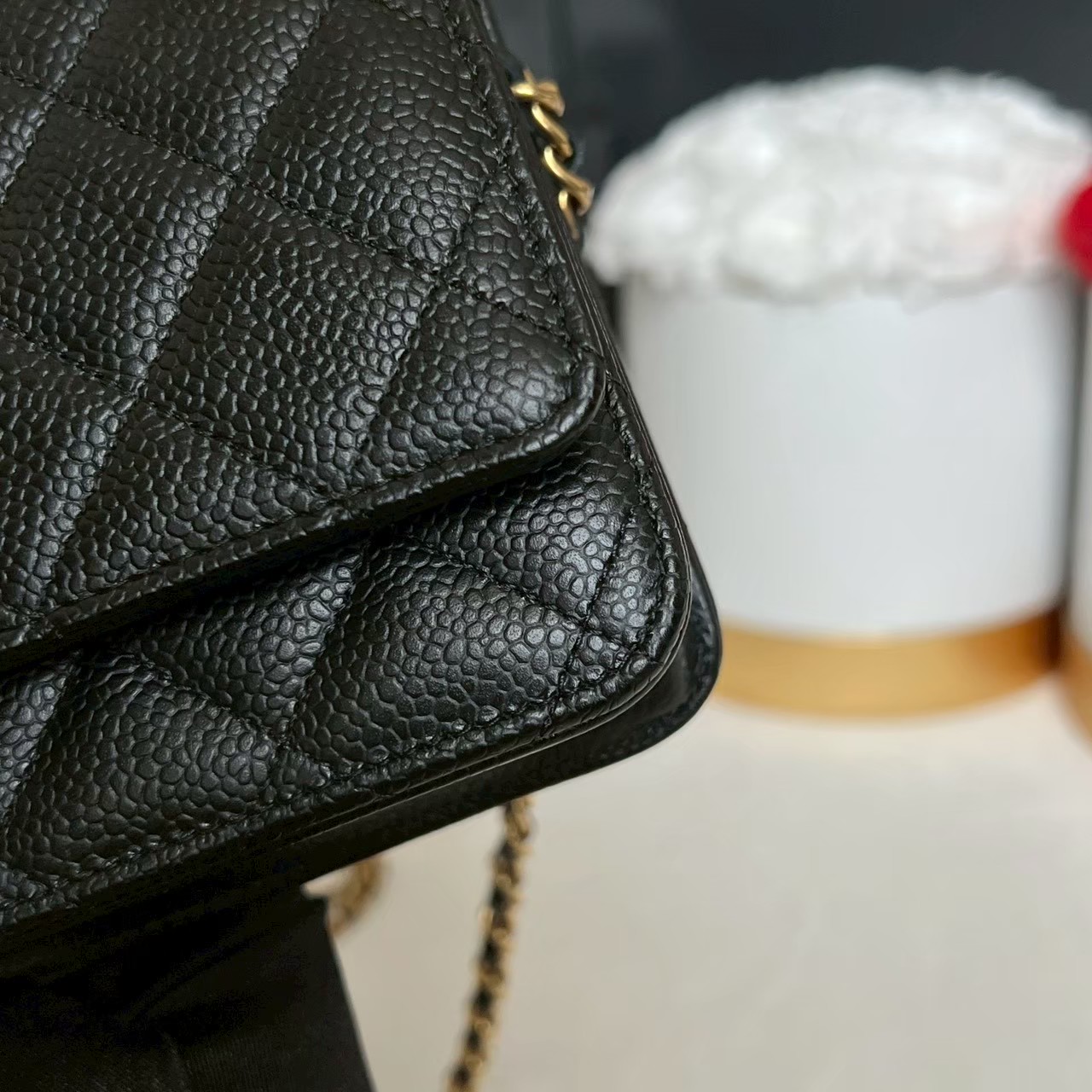 New Chanel Woc Caviar GHW Microchip Full Set ปี22 - 图片 7
