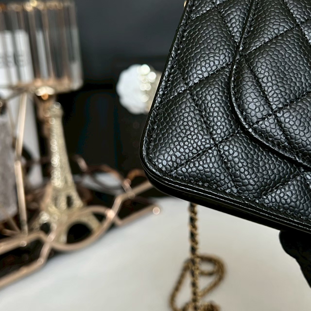 New Chanel Woc Caviar GHW Microchip Full Set ปี22 - 图片 8