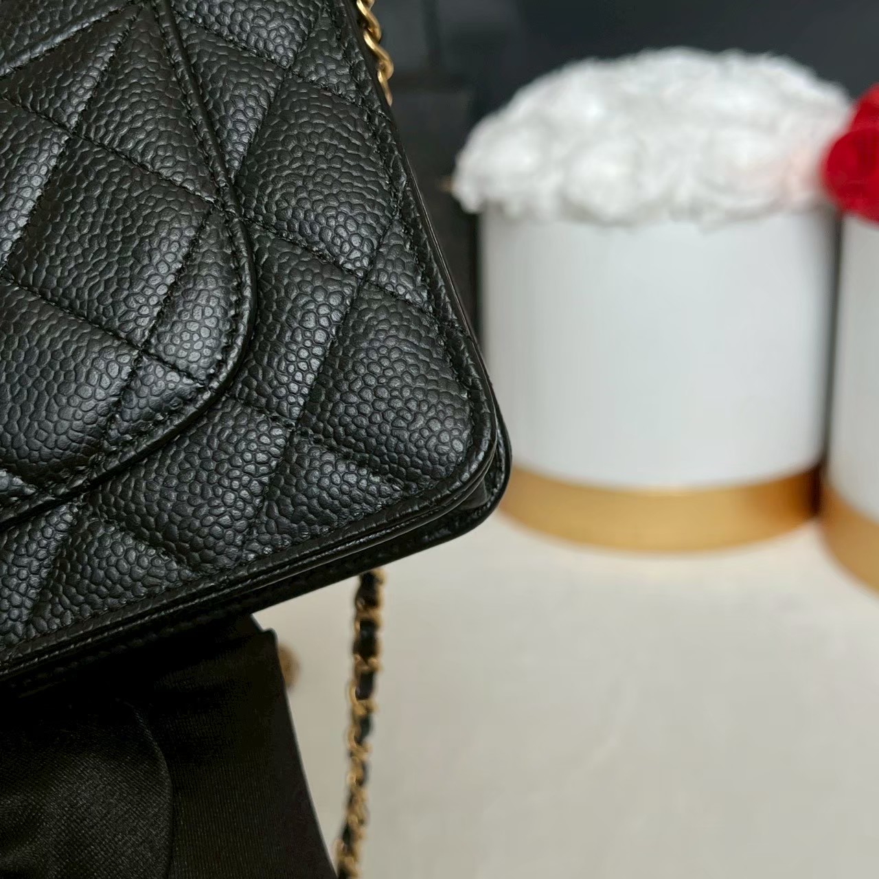 New Chanel Woc Caviar GHW Microchip Full Set ปี22 - 图片 9