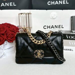 Used Like New Chanel 19 Size 26 Lambskin Microchip Full Set 🇹🇭