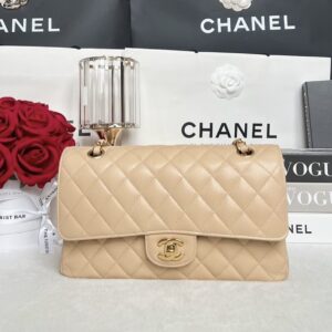 Used Like New Chanel Classic 10 Beige Caviar Holo30 Full Set ปี20