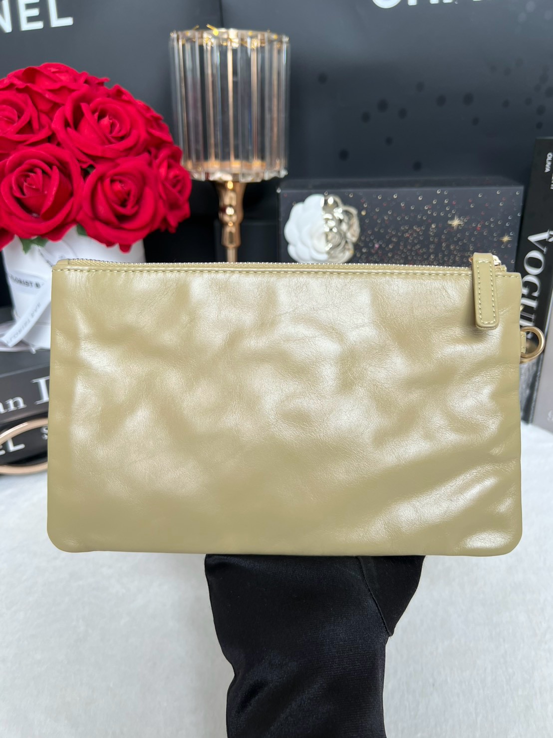 Used Like New Chanel 22 Small Calfskin Microchip Full Set พร้อมใบตรวจ - 图片 20