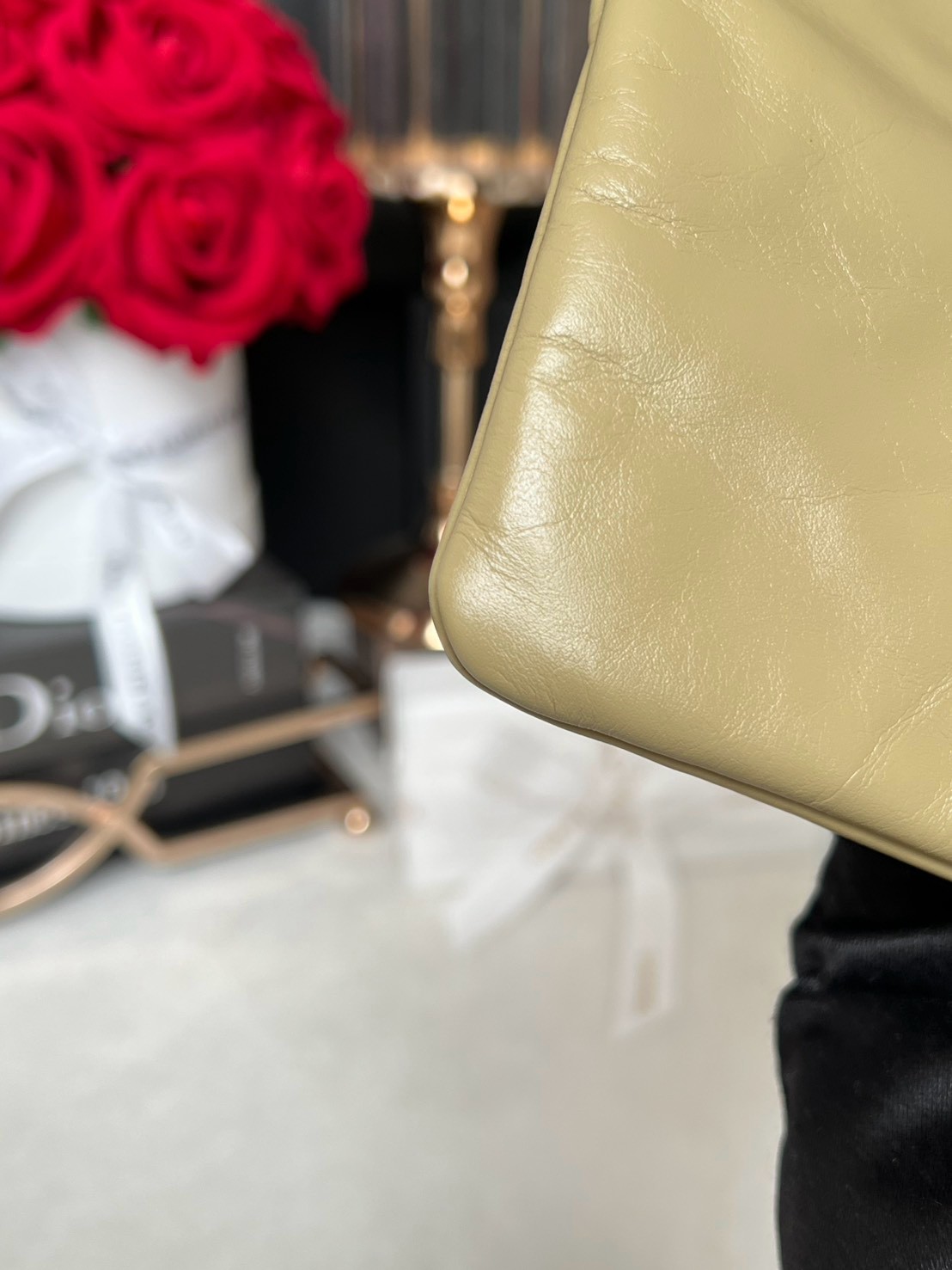 Used Like New Chanel 22 Small Calfskin Microchip Full Set พร้อมใบตรวจ - 图片 23